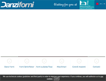 Tablet Screenshot of danziforni.it